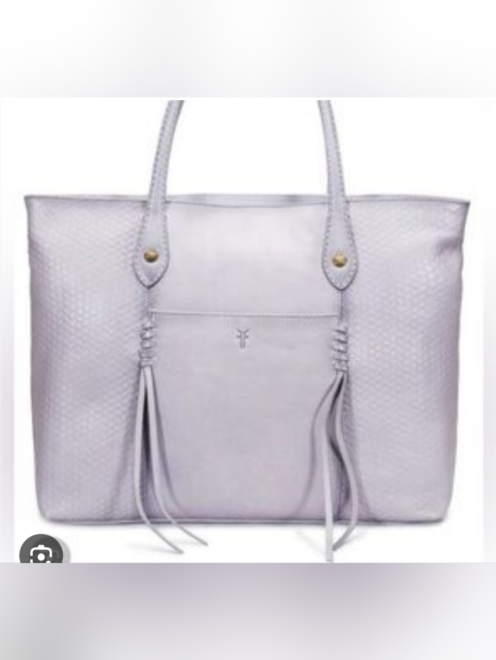 RARE NWT Frye Freya  Lavander Leather Large Tote Bag💜